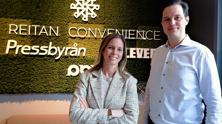 Anna Wallenberg, vd och Henrik Carlsson, Digitaliserings- och IT-direktör