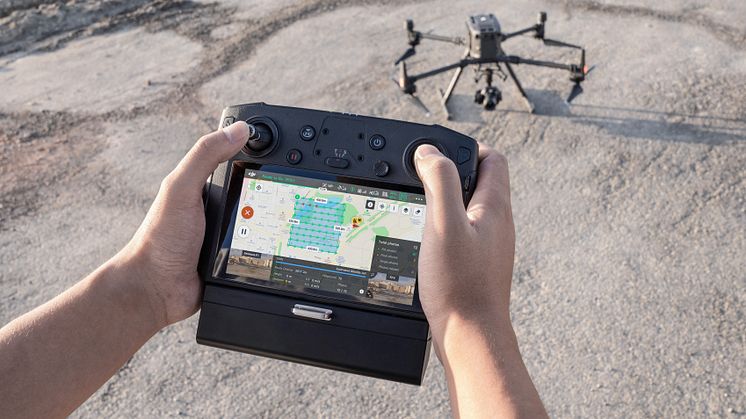 DJI Zenmuse P1 on M300 RTK before takeoff