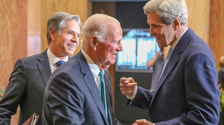 Antony Blinken, James Baker III och John Kerry