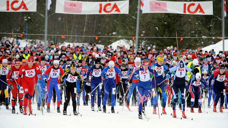 SVT Sport direktsänder TjejVasan 2012