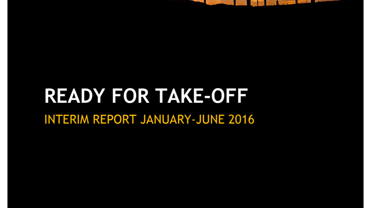 WEREL AB - INTERIM REPORT JAN-JUN 2016
