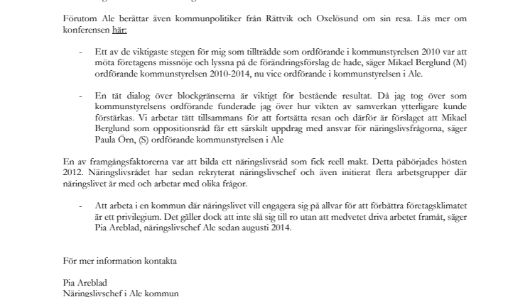 Hur man tar sig från plats 241 till plats 61 i Svenskt Näringslivs ranking på två år