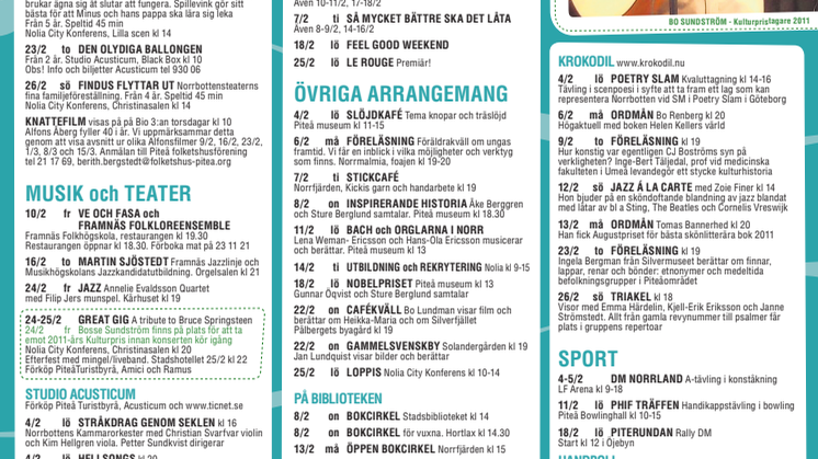 Det händer i Piteå 4-26 februari 2012