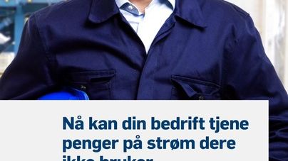 Nå kan bedriften tjene penger på strøm de ikke bruker.