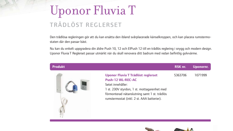 Uppgradera din "lilla" pump- och shuntgrupp till trådlös reglering