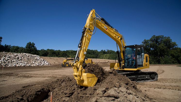 Cat 313 i arbete