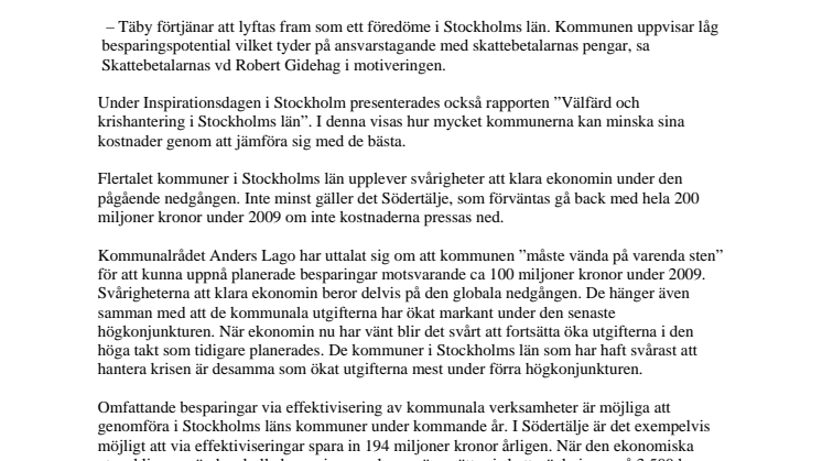 Täby föredöme i Stockholms län