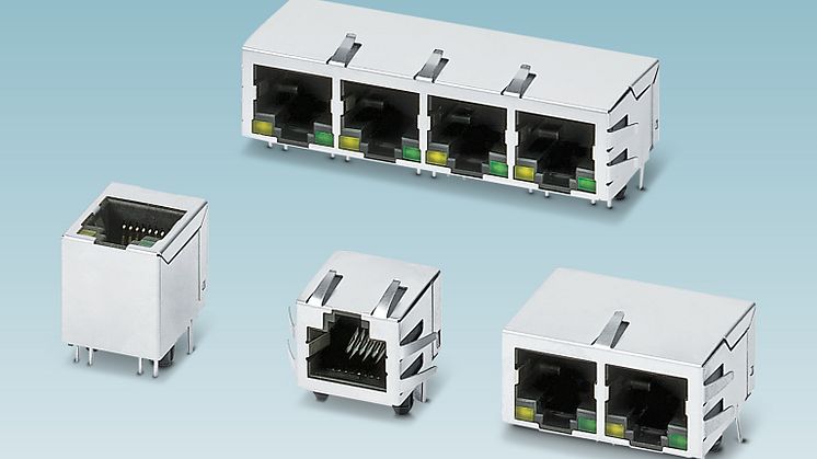 Robusta RJ45 uttag för industriell miljö