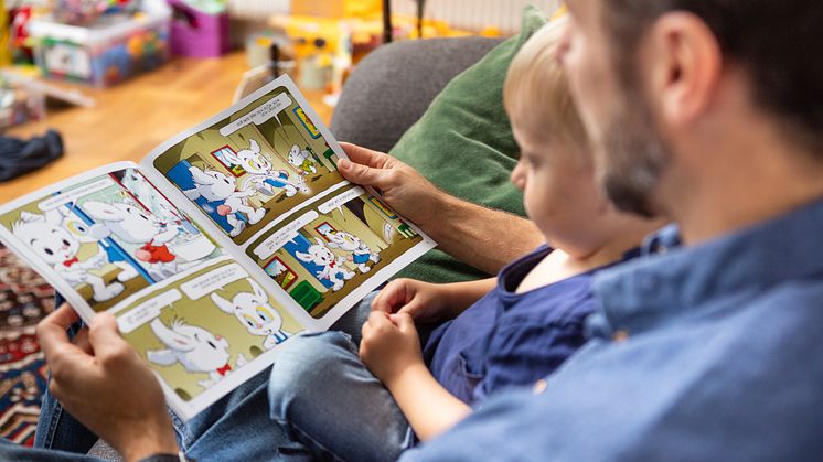 Läsare Bamse för de yngsta