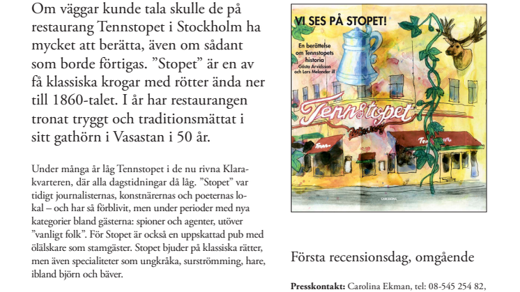 Vi ses på Stopet! En berättelse om Tennstopets historia