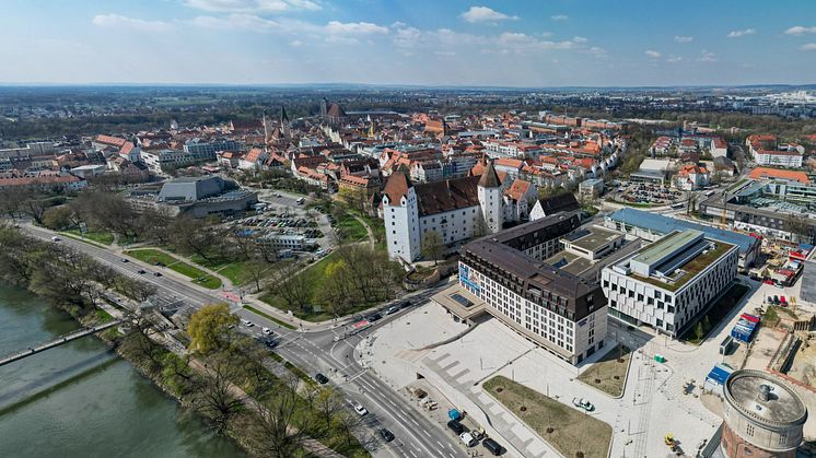 Exceptional location right on the Danube: The new Maritim Hotel and Congress Centre Ingolstadt, Germany.