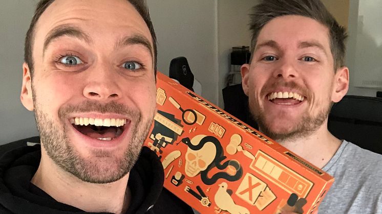 Youtube-duon ArgaSkånskaMän livesänder en brädspelsstream lördag 22/2 kl 18:00 med Estrella Crispy Bacon & Sourcream