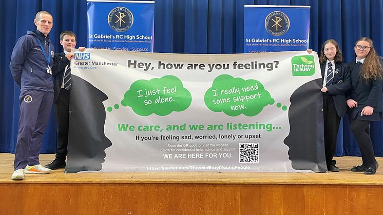 Launch of new mental health resources and campaign in Bury for children and young people