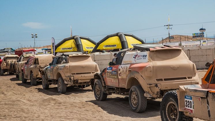 Kärcher rengör på Rally Dakar 2016