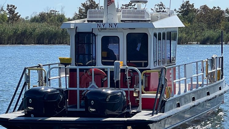 Cox Marine - Weeks Marine-owned 'James D' which is a support boat for dredge and other commercial activities
