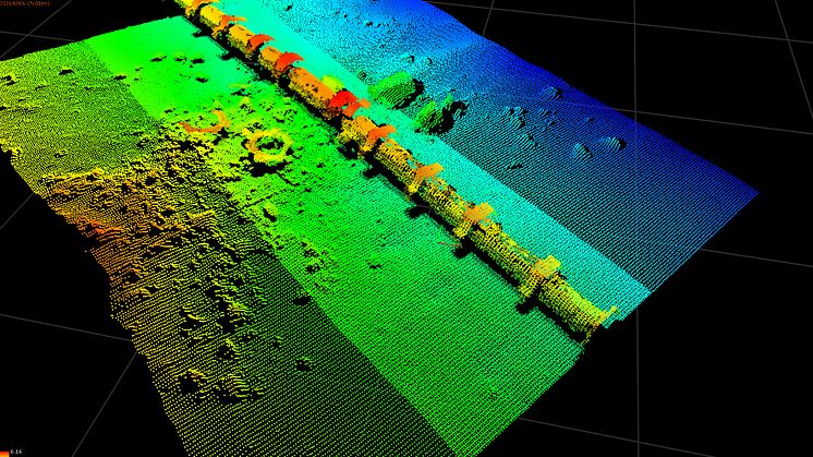 High res image - Oceanology International - R2Sonic 'Pipeline Mode' of its multibeam sonar technology 