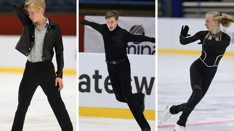 Uttagna till JVM: Andreas Nordebäck, Casper Johansson och Nina Fredriksson