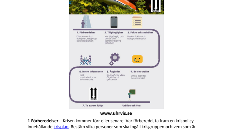 Kriskommunikation – 13 konkreta råd
