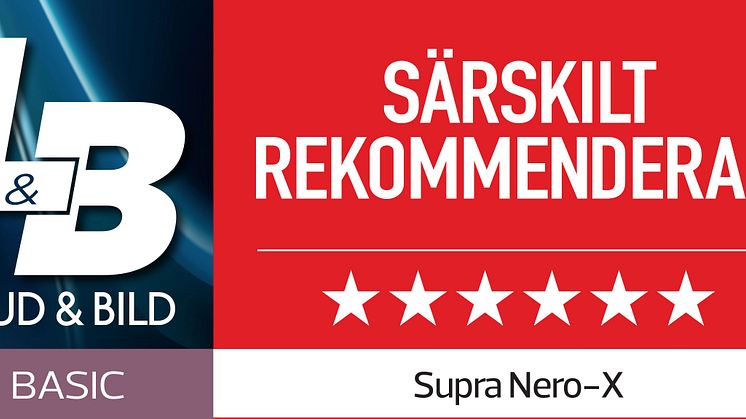 SUPRA NERO-X - Särskilt rekommenderad