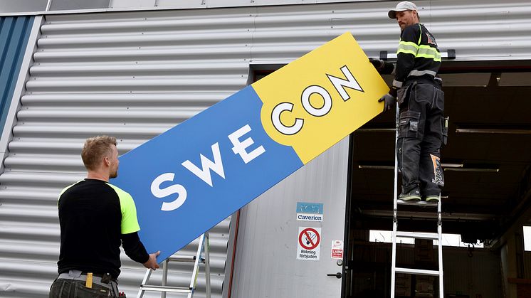 Swecons nya centrallager backar anläggningarna och e-handeln