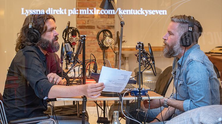Jonas Löfvendahl och Magnus Säfström bildar duon Kentuckyseven.