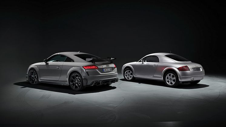 Audi TT RS Coupé iconic edition og Audi TT Coupé konceptbil