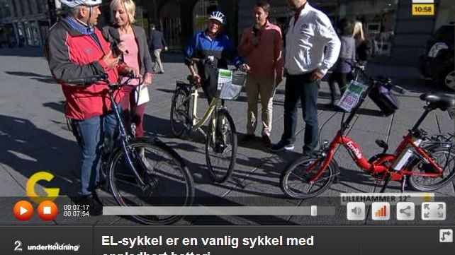 EcoRide i TV! – Reportage om EcoRide och elcyklar i norsk TV