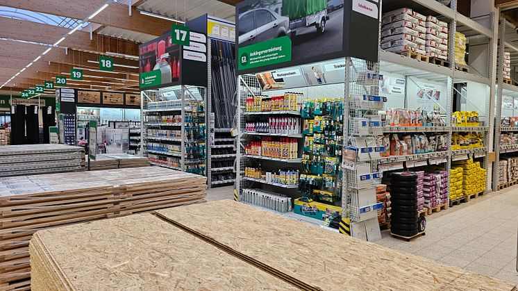 Der hagebaumarkt in Norden bietet den Kunden über 45.000 Artikel