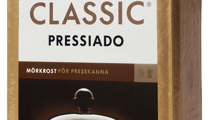 Konsumtionen av presskaffe ökar – Nu lanseras fylliga Classic Pressiado