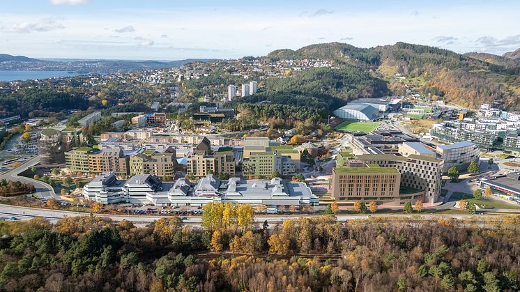 Åsane_Sentrum_DroneView_Illustrasjon LINK Arkitektur