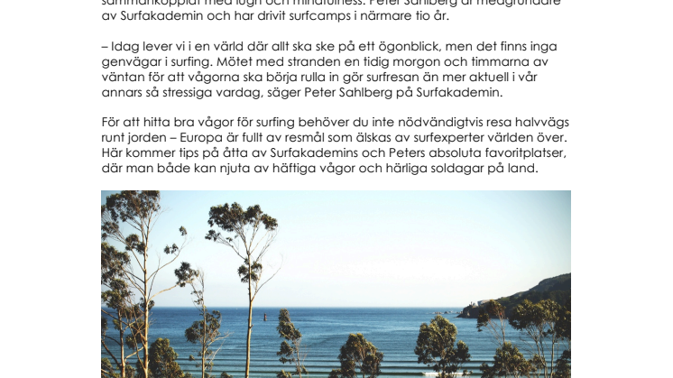 Världens bästa surfdestinationer