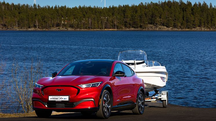 Ford Mustang Mach-E økt tilhengervekt 2022
