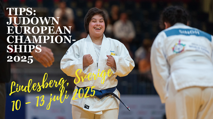 I bild syns judostjärnan Amanda Orrbo. Foto: Parasportförbundet