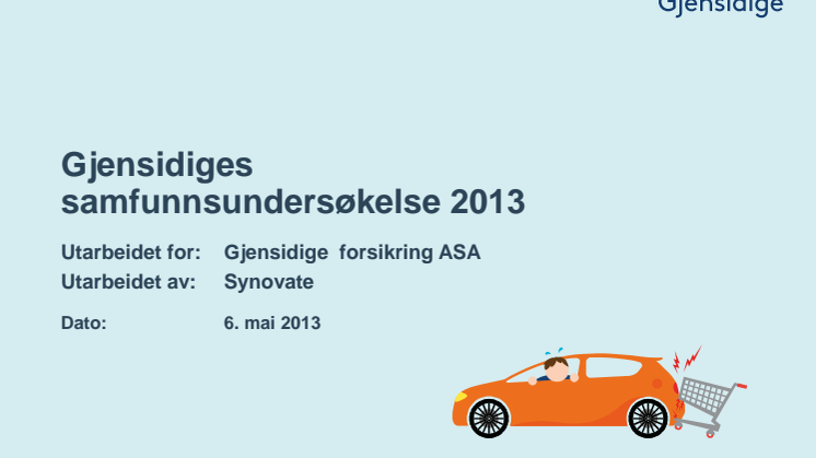 Gjensidiges samfunnsundersøkelse 2013