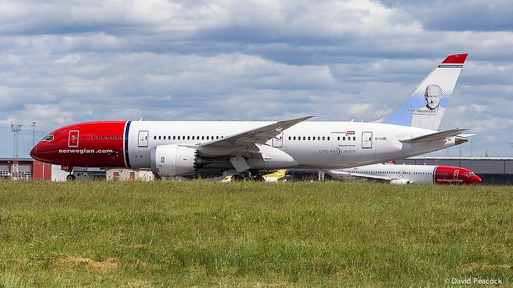 Norwegian med høy passasjervekst og fullere fly i juni