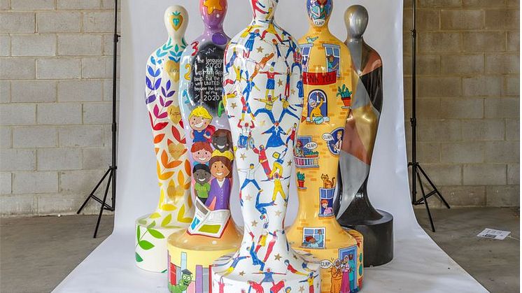 'Thank You All' is one of 49 statues in the installation