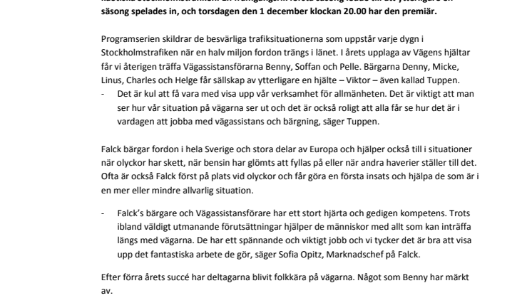 Falck’s hjältar åter aktuella i Kanal 5
