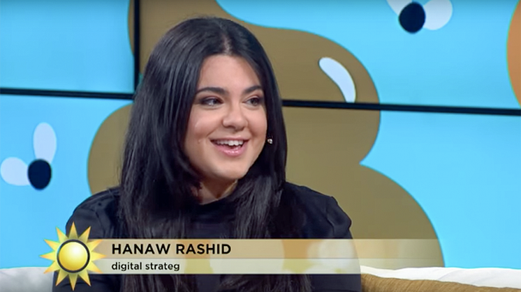 Hanaw Rashid om emojis i TV4