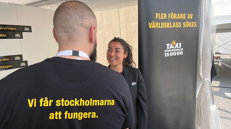 Under Järvaveckan får ni möjlighet att träffa Taxi Stockholms rekryteringsansvariga 