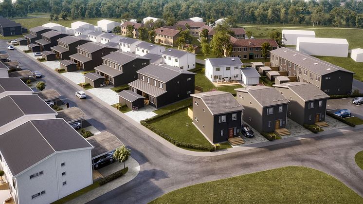 Nu byggstartar 20 hus från OBOS i Ödåkra utanför Helsingborg. 