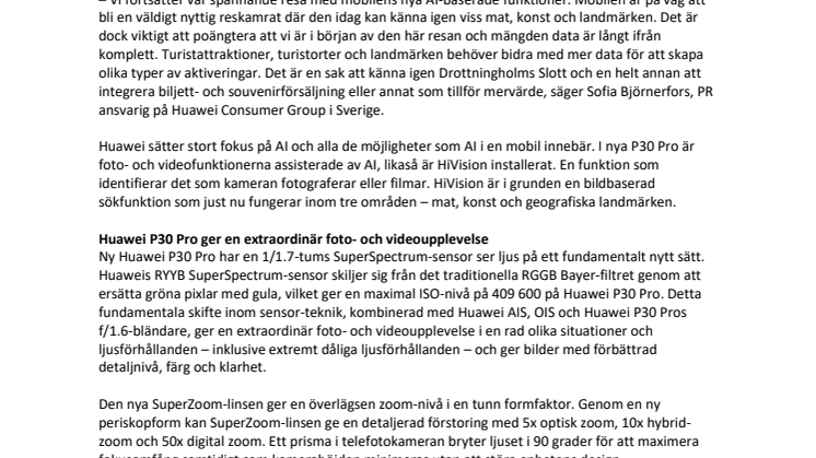 Så blir Huawei P30 Pro resans bästa vän