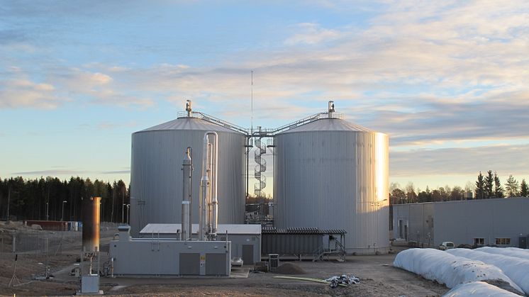 Biogödslet produceras i biogasanläggningen på Mosserud i Karlskoga.