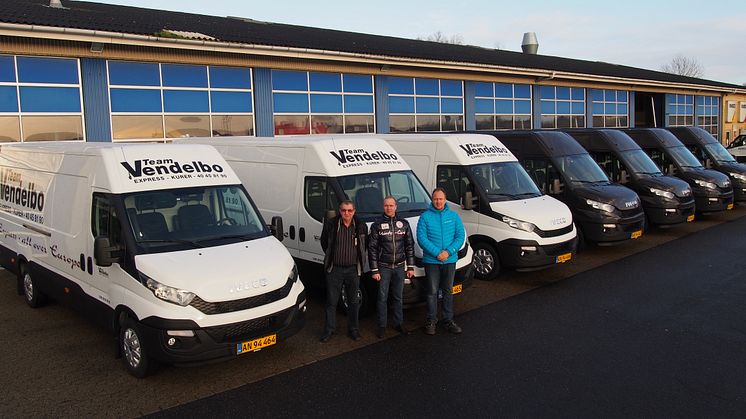 Team Vendelbo køber 7 nye Iveco Daily