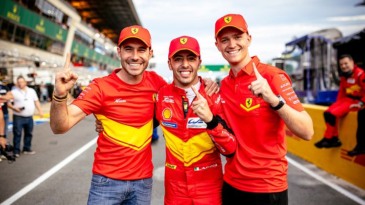 Dansk jubel på Le Mans: Nicklas Nielsen og Ferrari på pole position