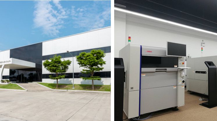 Office in Thailand (left) and showroom (right)