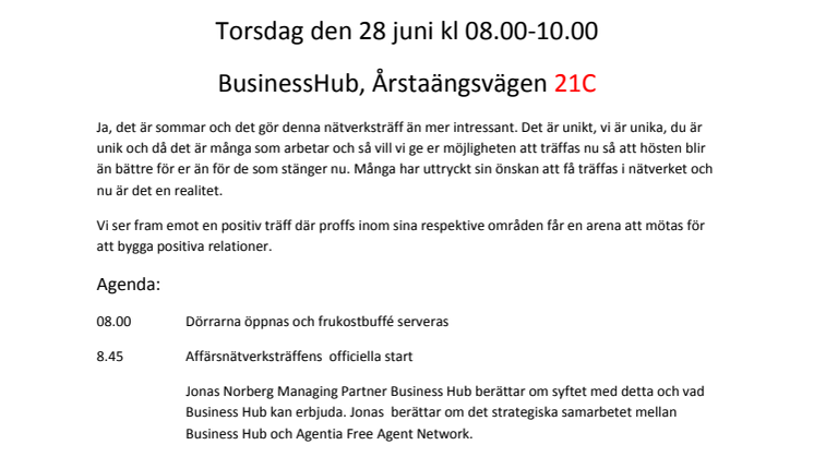 Agentia flyttar till nya lokaler