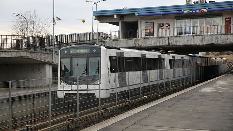 Østensjøbanen stenger for fornyelse og omfattende vedlikehold 7.april