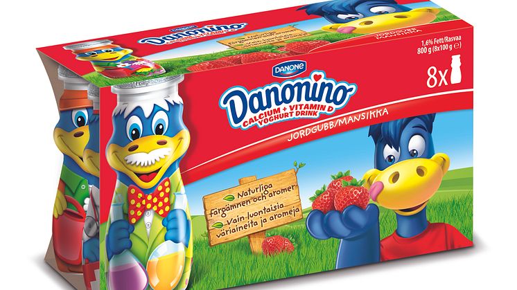 Danonino Drickyoghurt Dino 8x90