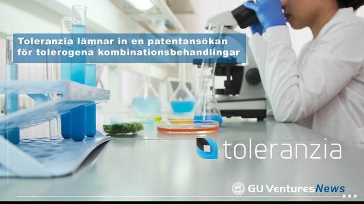 Toleranzia lämnar in en patentansökan för tolerogena kombinationsbehandlingar