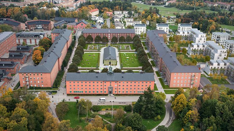 Första spadtaget för studentbostäder i Klockhusparken, Brommas nya Beckomberga. 